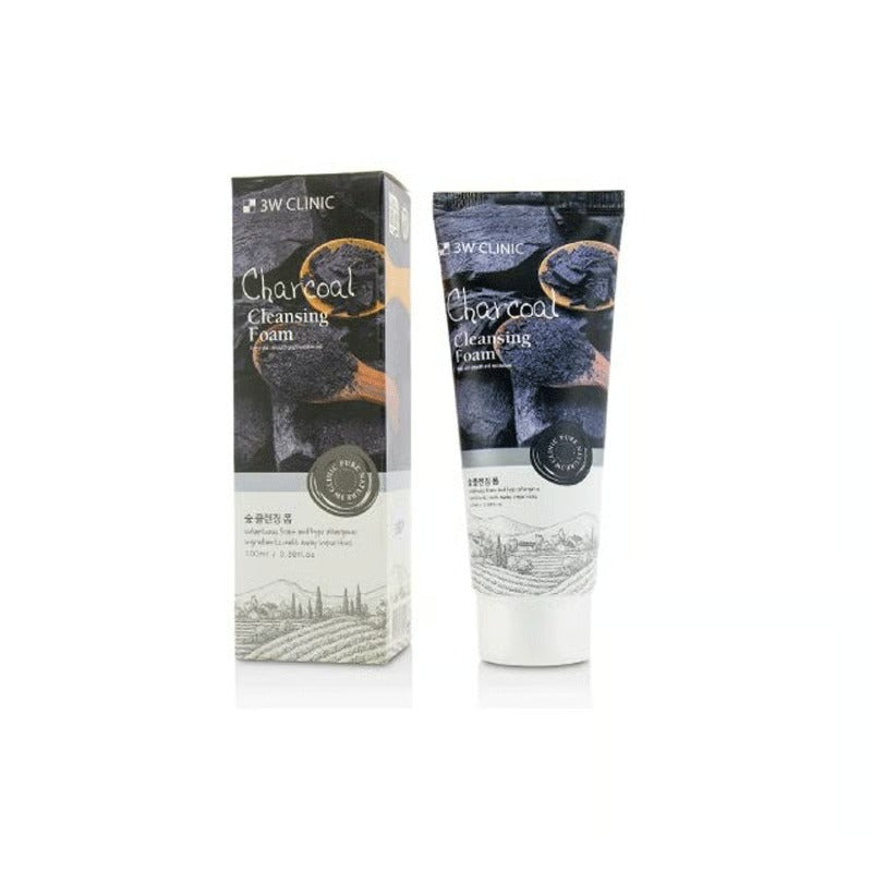 3W Clinic Charcoal Cleansing Foam 100ml•