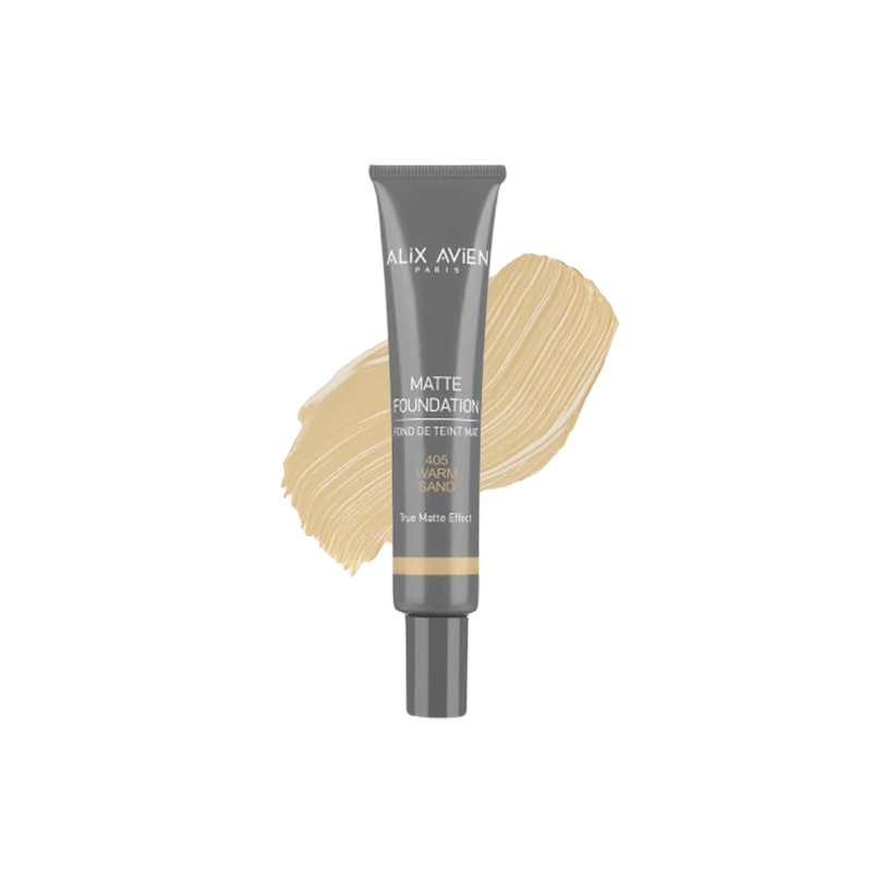 ALIX AVIEN Matte Foundation 40ml - 405 Warm Sand