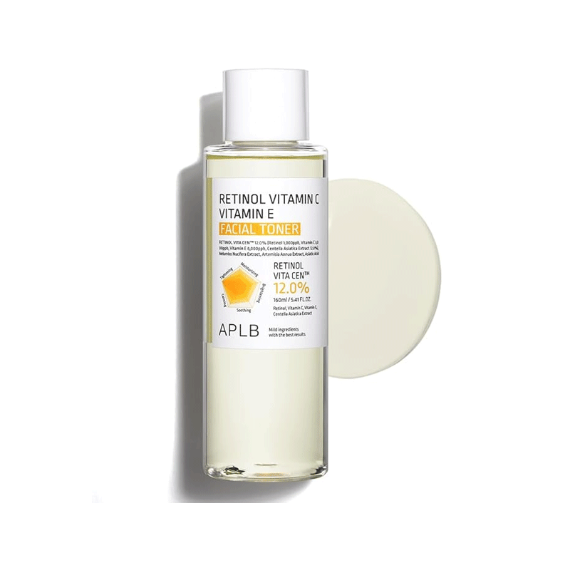 APLB Retinol Vitamin C Vitamin E Facial Toner 160ml •