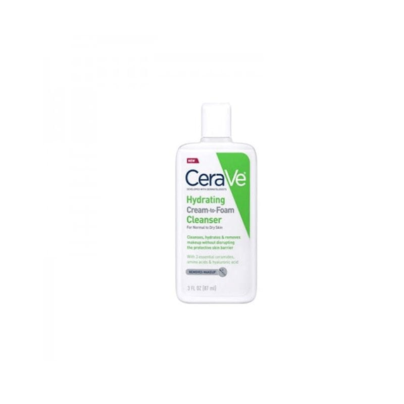 CeraVe Hydrating Cream To Foam Cleanser For Normal to Dry Skin 87ml ?