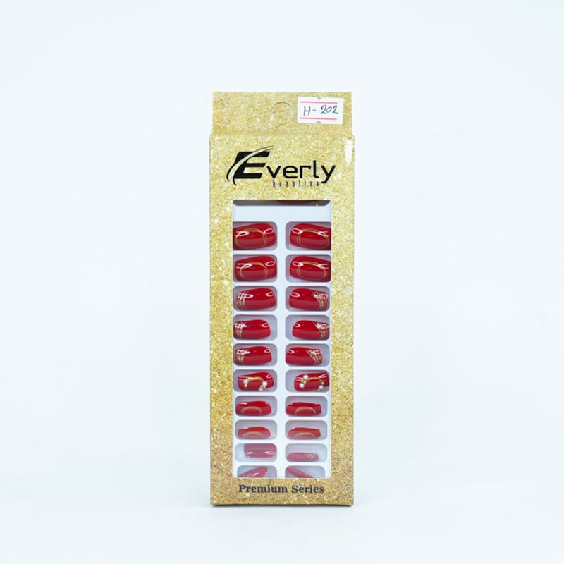 Everly Natural Fake Nails 24pcs - H202