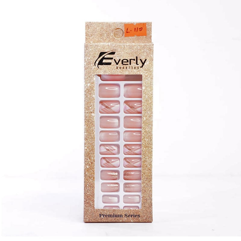Everly Natural Fake Nails 24pcs - L110