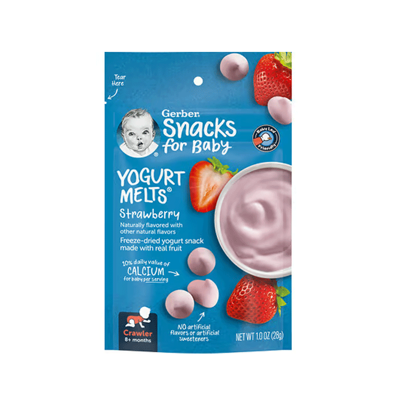 Gerber Yogurt Melts Strawberry (8+ Months) 28g•