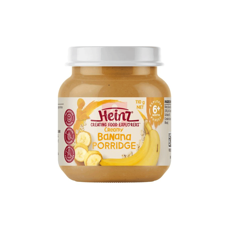 Heinz Creamy Banana Porridge (6months+) 110gm•