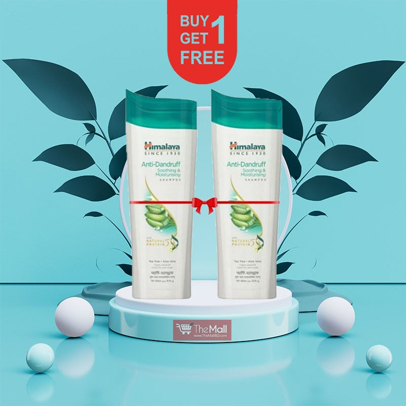 Himalaya Anti-Dandruff Soothing & Moisturising Shampoo 180ml (Buy 1 Get 1 Free)