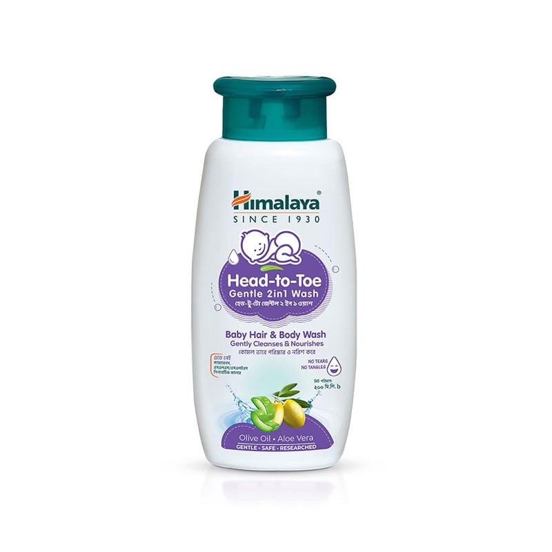 Himalaya Head-To-Toe Gentle 2in1 Baby Hair & Body Wash 200ml