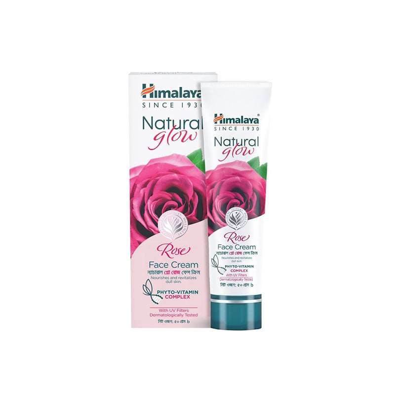 Himalaya Natural Glow Face Cream 50g - Rose