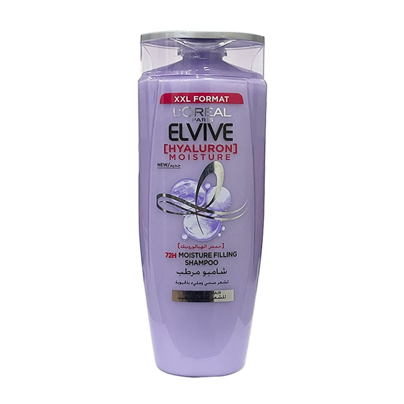 L'Oreal Paris Elvive Hyaluron XXL Format Moisture Filling Shampoo For Dehydrated Hair 600ml •