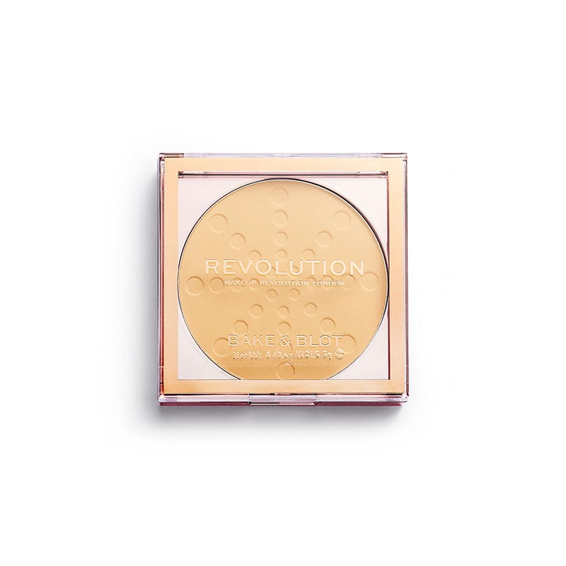 Makeup Revolution London Bake & Blot Pressed Powder - Banana Deep