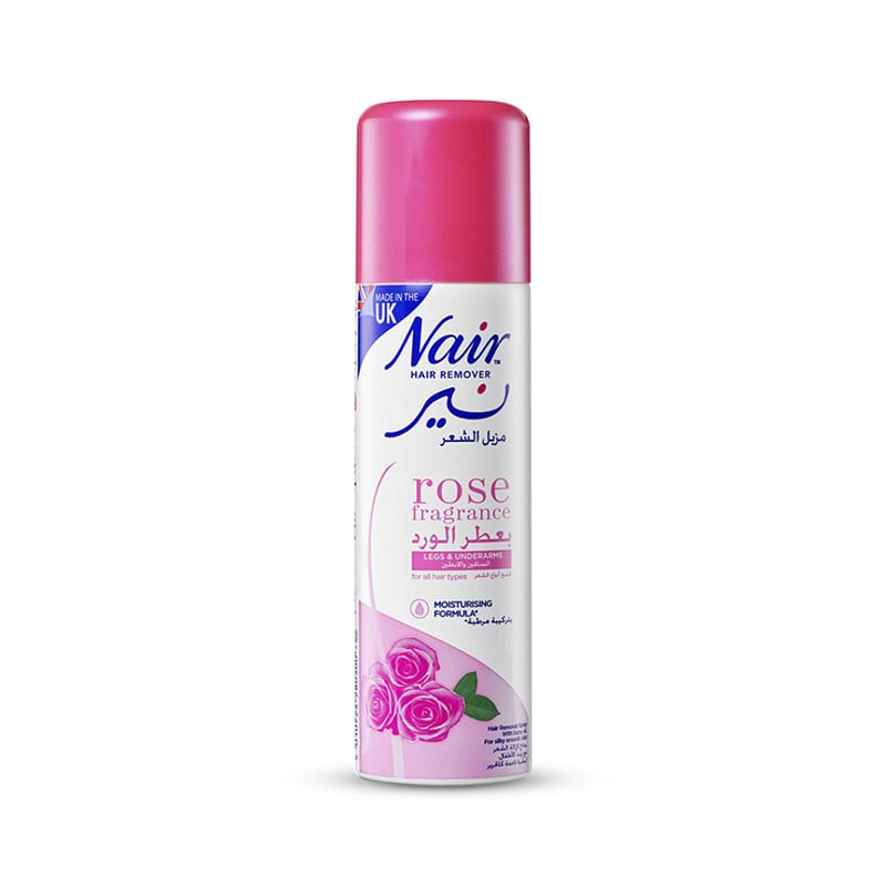 Nair Rose Fragrance Hair Remover Spray 200ml .