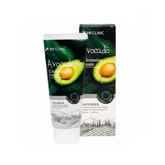 3W Clinic Avocado Cleansing Foam 100ml