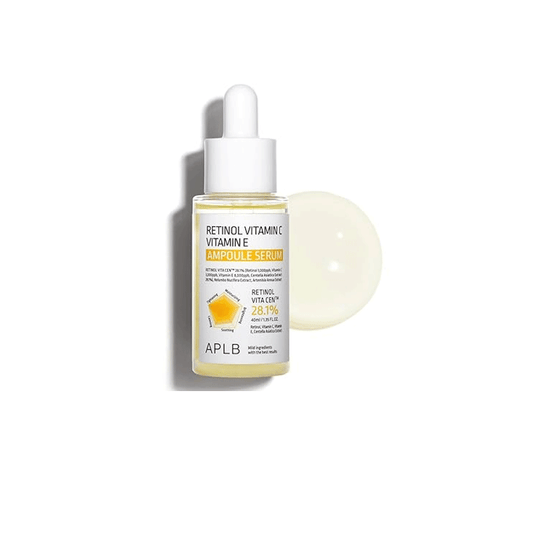 APLB Retinol Vitamin C Vitamin E Ampoule Serum 40ml •