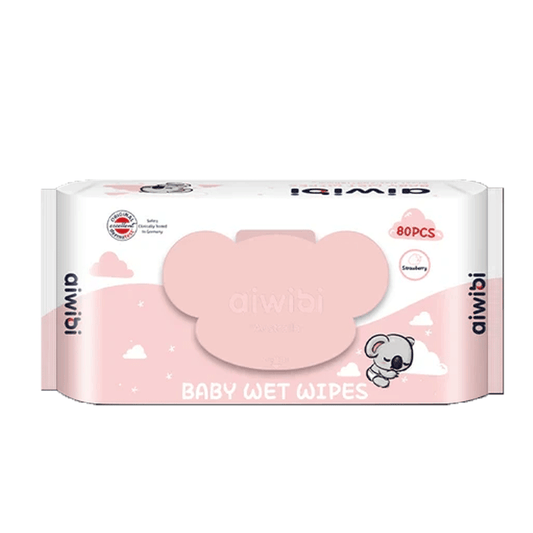 Aiwibi Fragrance Free Wet Wipes 80pcs•