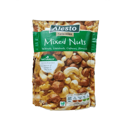 Alesto Mixed Nuts ( Walnuts,Hazelnuts,Cashews,Almonds ) 200g