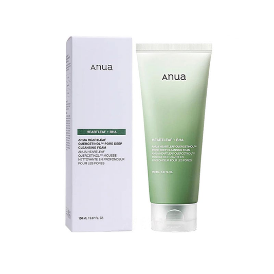 Anua Heartleaf Quercetinol Pore Deep Cleansing Foam 150ml •