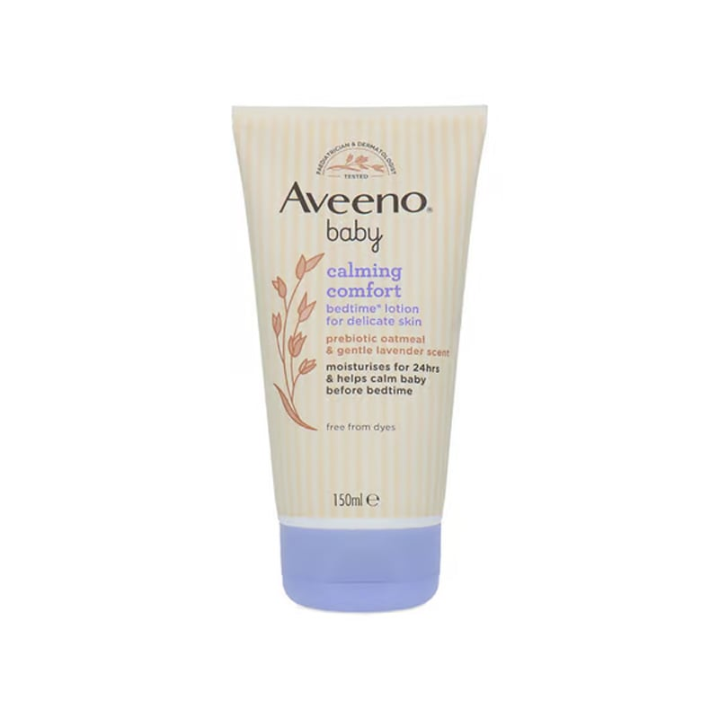 Aveeno Baby Calming Comfort Bedtime Lotion For Delicate Skin 150ml•