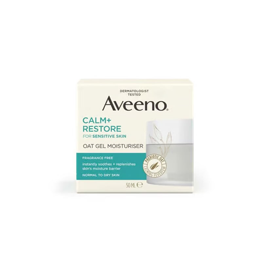 Aveeno Calm+Restore Oat Gel Moisturiser For Sensitive Skin 50ml•
