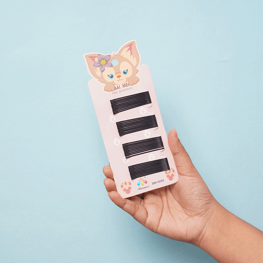 BaiMei Black Hair Pin Set