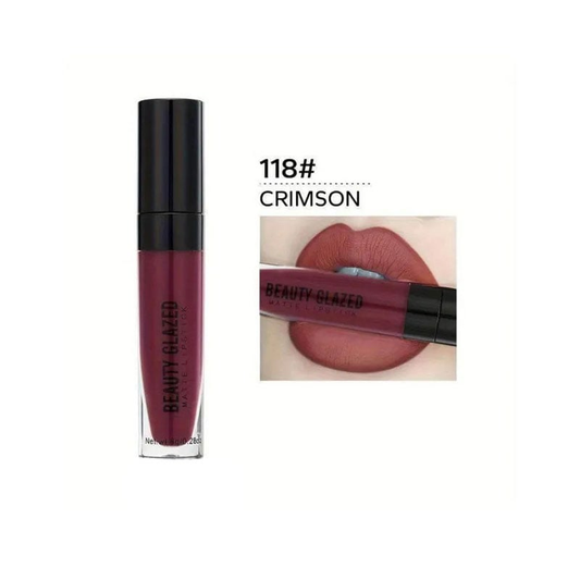 Beauty Glazed Matte Lipstick 8g - 118 CRIMSON