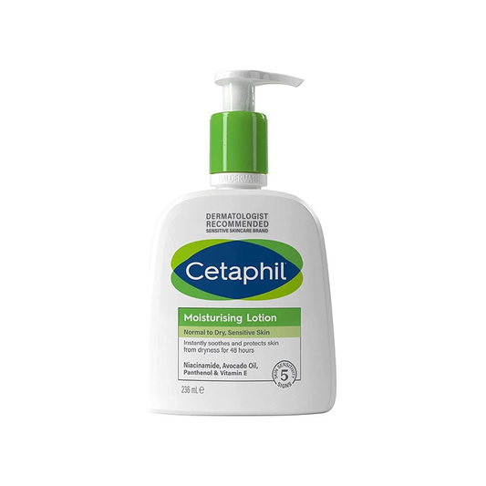 Cetaphil Moisturising Lotion Nomal to Dry Sensitive Skin 236ml •