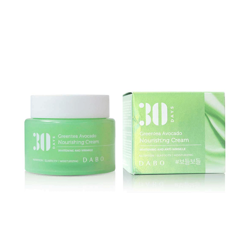 DABO 30 Days Greentea Avocado Nourishing Cream 100ml •