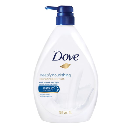 Dove Deeply Nourishing Body Wash 1L•