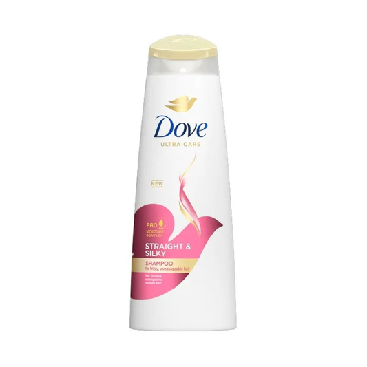 Dove Ultra Care Straight & Silky Shampoo For Frizzy, Unmanageable Hair 330ml•