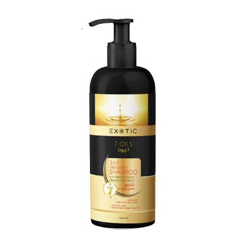 EXOTIC 7 Oils 3 in 1 Treatment Shampoo 1000ml