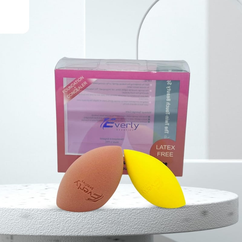 Everly The Twin Touch Beauty Sponge - 2pc