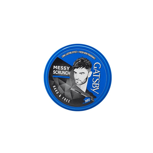 Gatsby Messy Layer Hard & Free Hair Styling Wax 75g •