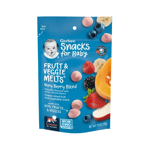 Gerber Fruit & Veggie Melts Truly Tropical Melts (8+ Months) 28g•