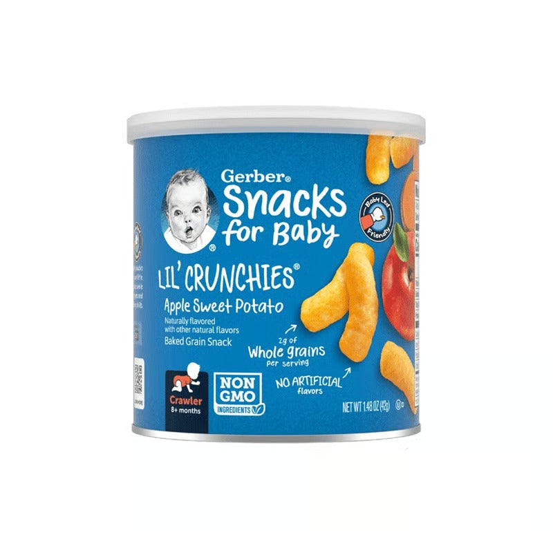 Gerber Lil' Crunchies Apple Sweet Potato (8+ Months) 42g•