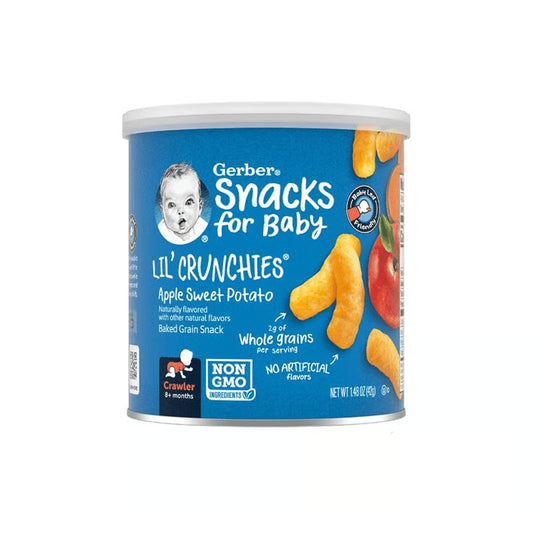 Gerber Lil' Crunchies Apple Sweet Potato (8+ Months) 42g•