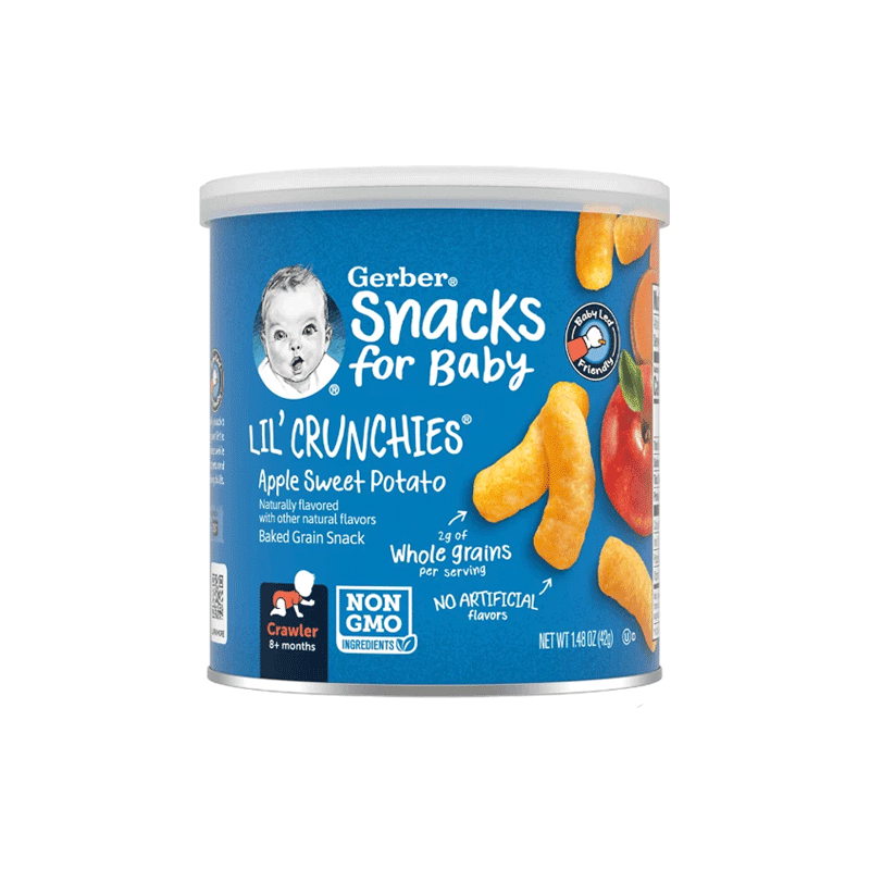 Gerber Lil' Crunchies Apple Sweet Potato (8+ Months) 42g•