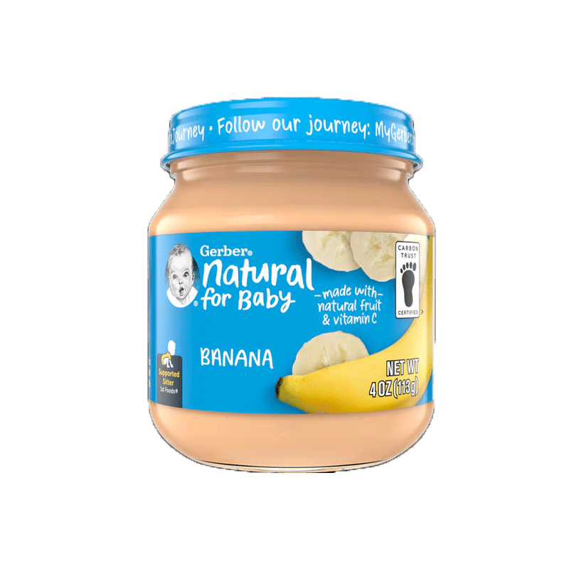 Gerber Natural For Baby Banana (6+months) 113gm•