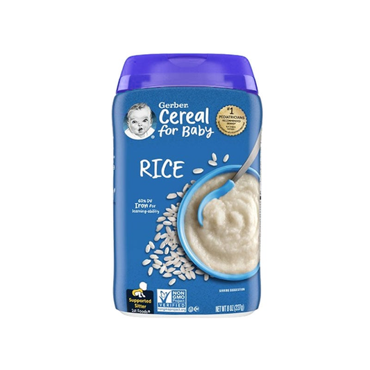 Gerber Rice Cereal (6+months) 227gm•
