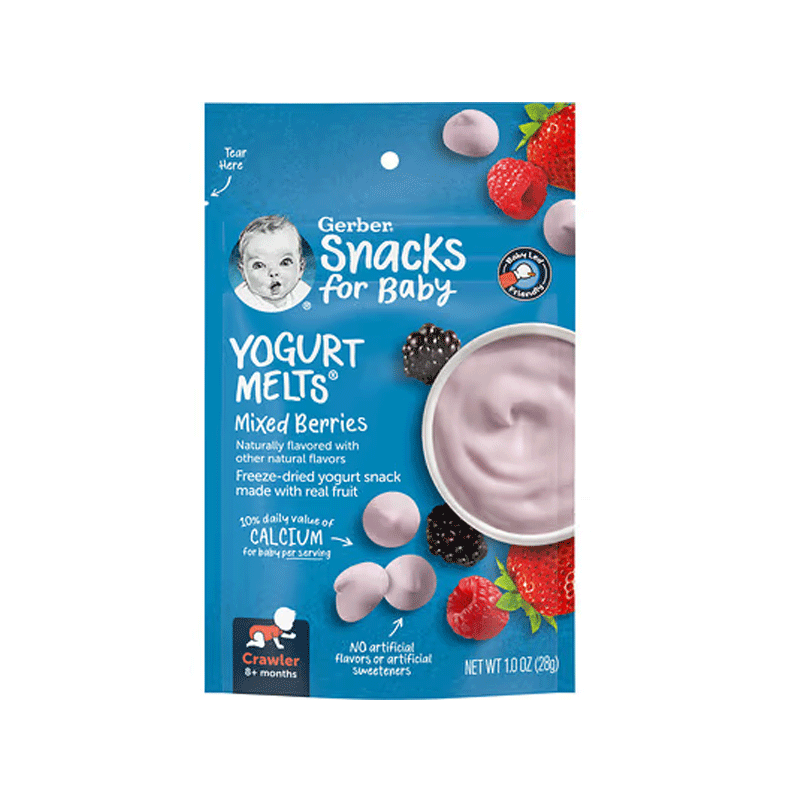 Gerber Yogurt Melts Mixed Berries (8+ Months) 28g•