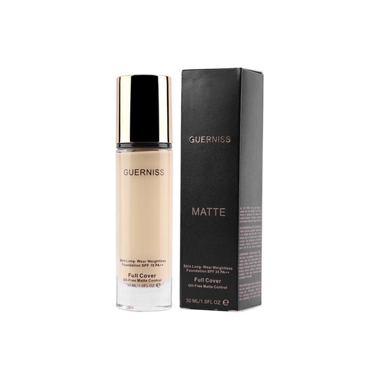 Guerniss Full Cover Matte Foundation 30ml - 7.0 Tan