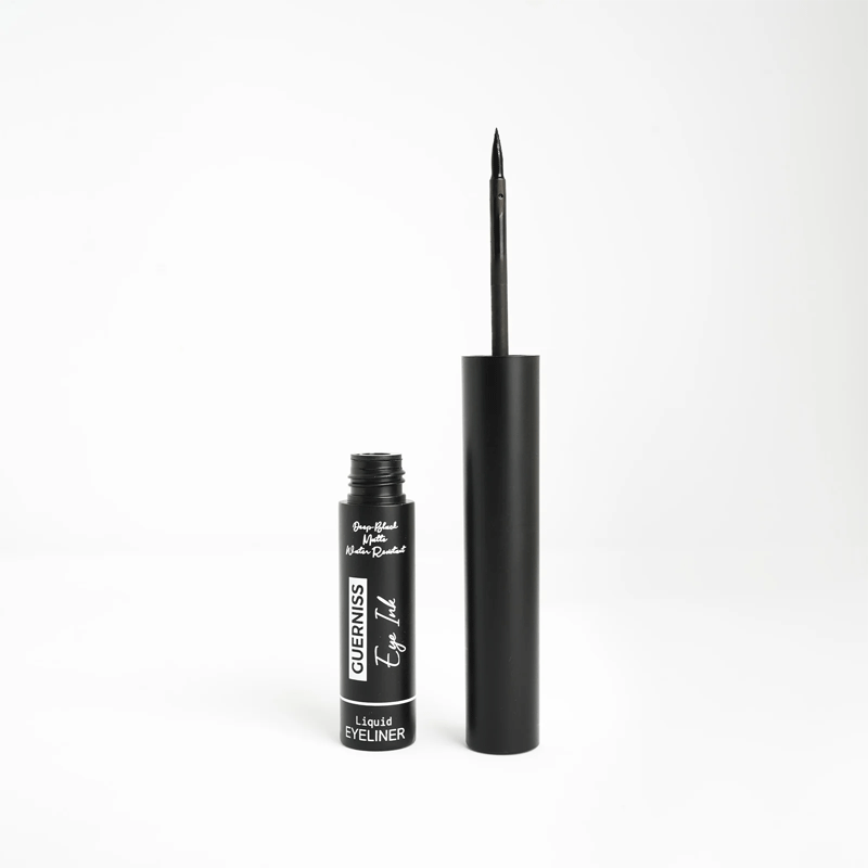 Guerniss Matte Water Resistant Eye Ink Liquid Eyeliner 5ml - Deep Black