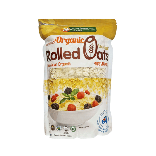 Health Paradise Organic Rolled Oats 500g