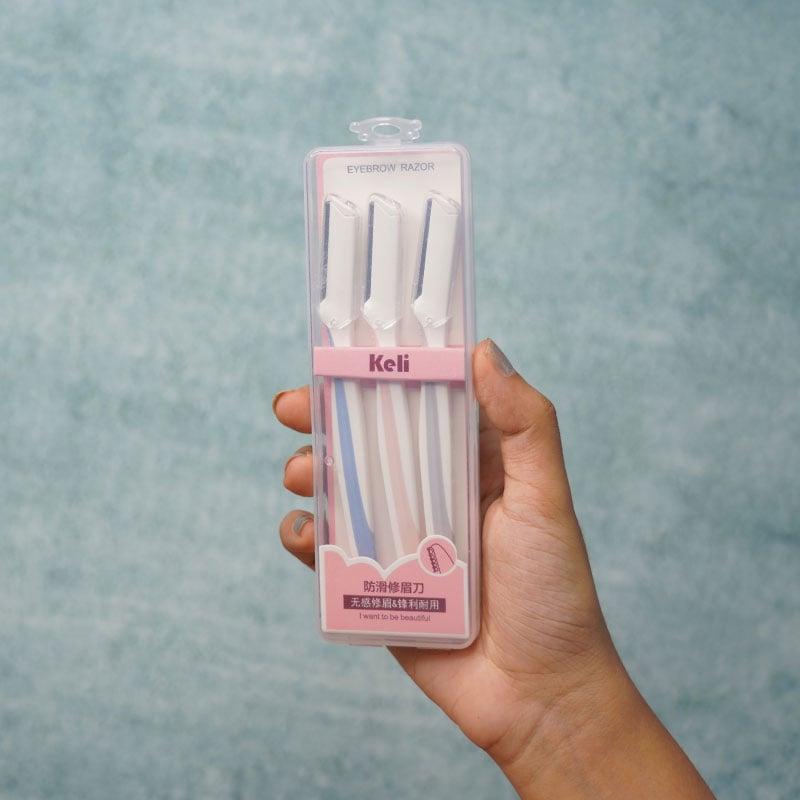Keli Multi-Color Stripe Razor 3pcs Set With Box