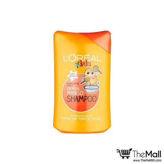 L'Oreal Kids Extra Gentle 2 in 1 Tropical Mango Shampoo 250ml •