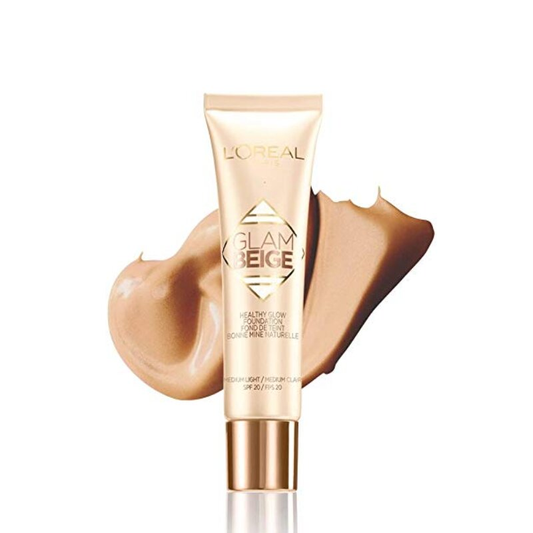 L'oreal Paris Glam Beige Healthy Glow Foundation 30ml - Medium Light SPF 20