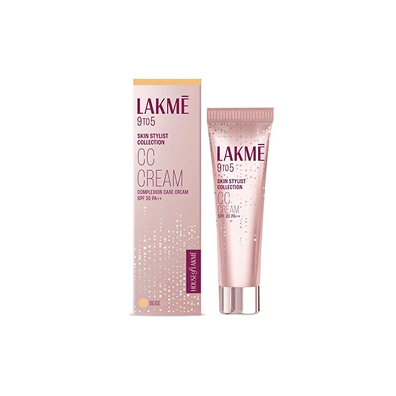 Lakme 9 To 5 CC Complexion Care Cream SPF 30 PA++ 30g - 01 Beige •