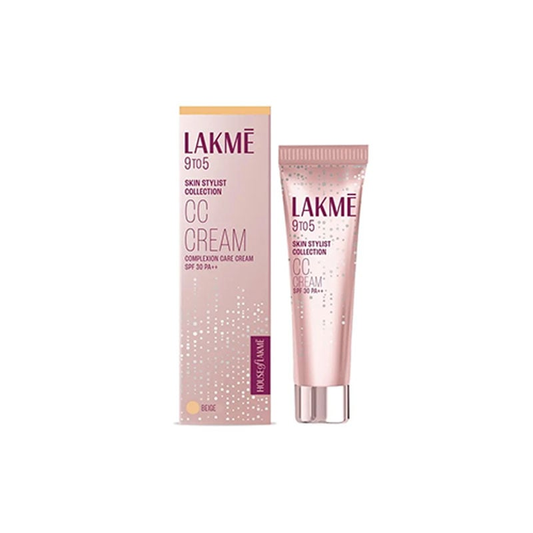 Lakme 9 To 5 CC Complexion Care Cream SPF 30 PA++ 30g - 01 Beige •