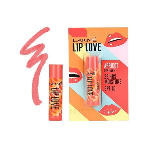 Lakme Lip Love Lip Care 4.5g - Apricot SPF15