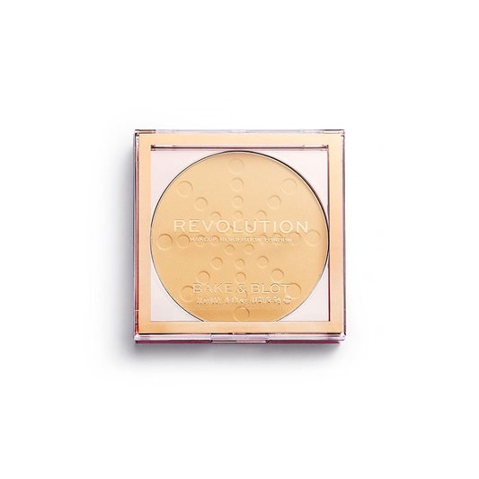 Makeup Revolution London Bake & Blot Pressed Powder - Banana Deep