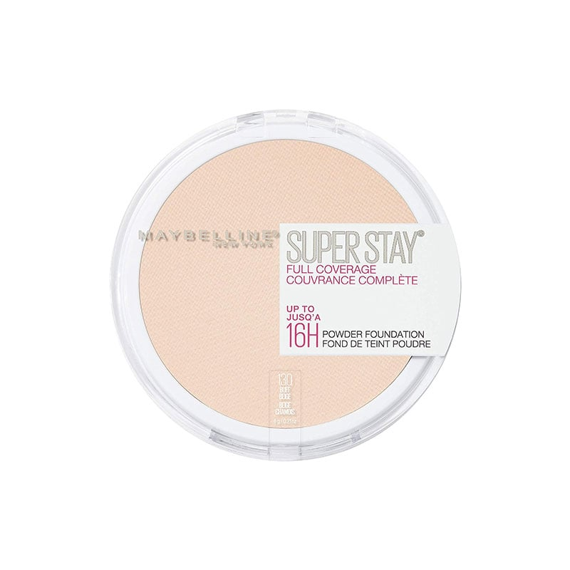 Maybelline New York Super Stay 16H Full Coverage Powder Foundation 6g - 130 Buff Beige