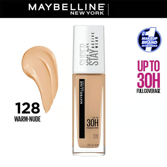 Maybelline New York Super Stay Active Wear 30H Foundation 30ml - 128 Warm Nude?