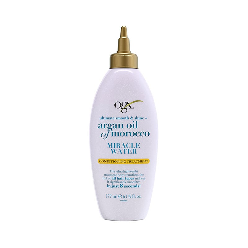 OGX Ultimate Smooth & Shine + Argan Oil Of Morocco Miracle Water Conditioning Treatment 177ml